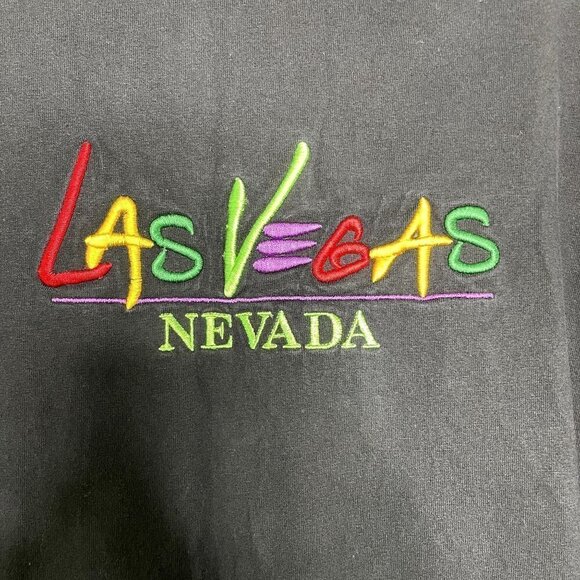 Vintage Las Vegas Nevada T-Shirt Size 2XL Emroidered Stitching - Picture 2 of 6